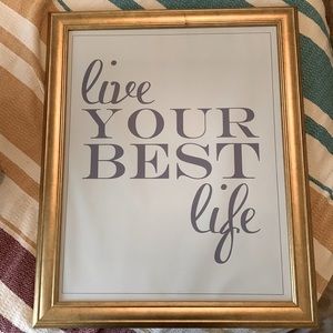 Love your best life canvas. Ready to frame